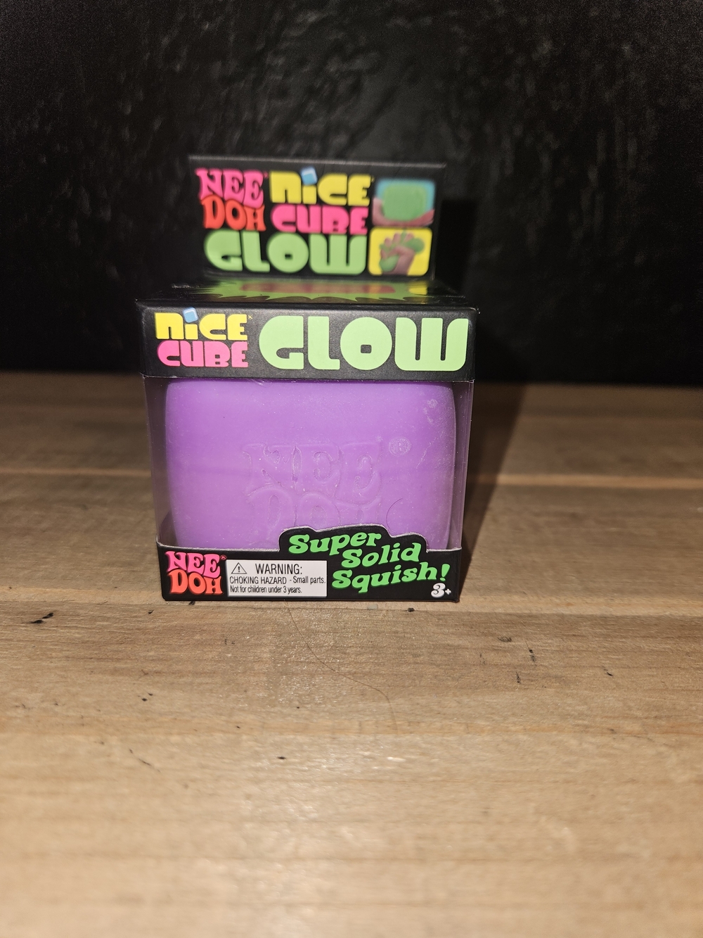 PURPLE Needoh Nice Cube Glow